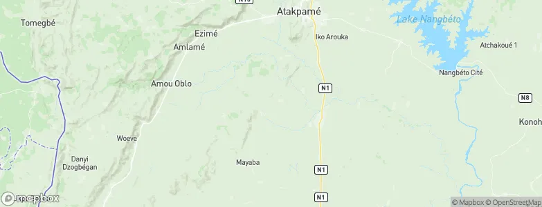 Bassé Adjido, Togo Map