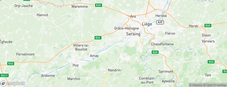 Basse Awirs, Belgium Map