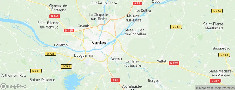Basse-Goulaine, France Map