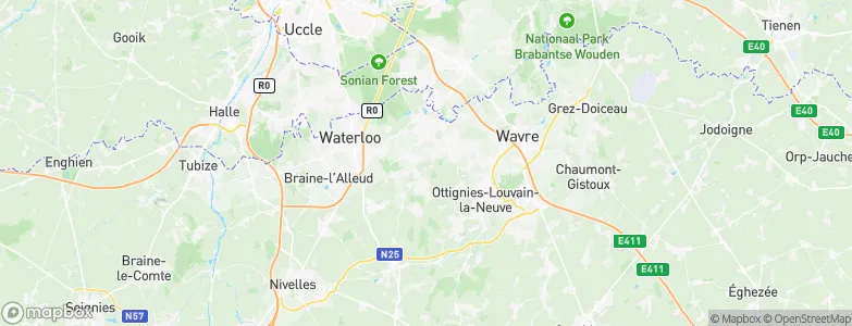 Basse Lasne, Belgium Map