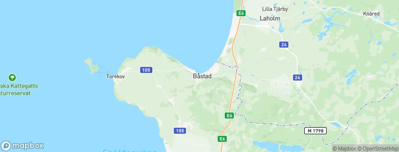 Båstad, Sweden Map