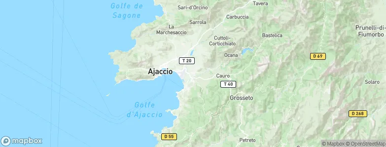 Bastelicaccia, France Map