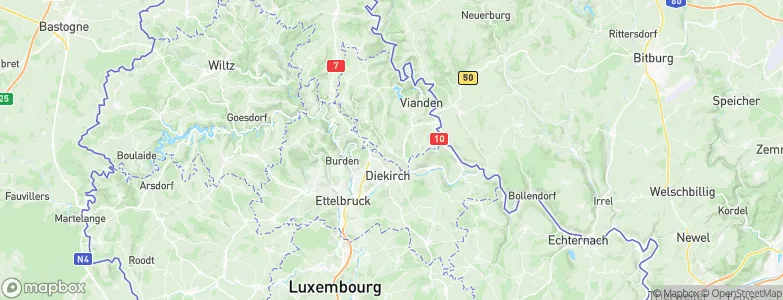 Bastendorf, Luxembourg Map