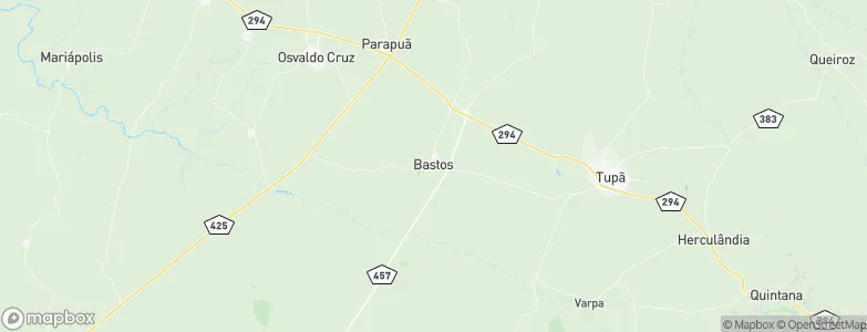 Bastos, Brazil Map