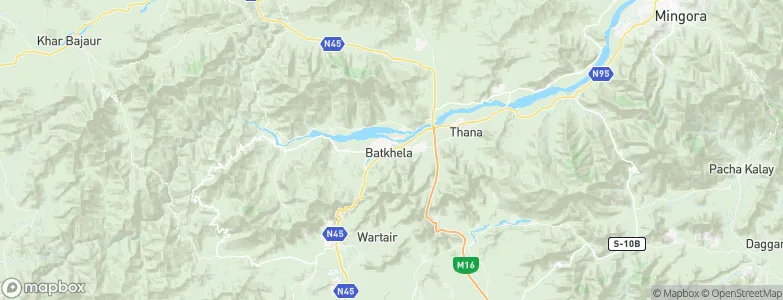 Bat Khela, Pakistan Map