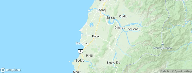 Batac City, Philippines Map