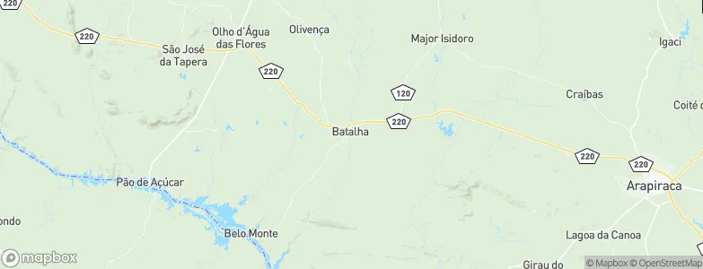 Batalha, Brazil Map