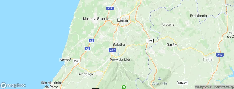 Batalha, Portugal Map