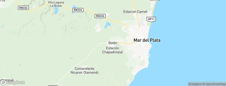Batán, Argentina Map