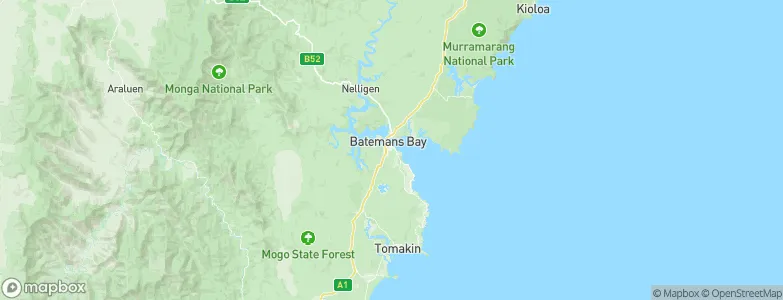 Batemans Bay, Australia Map