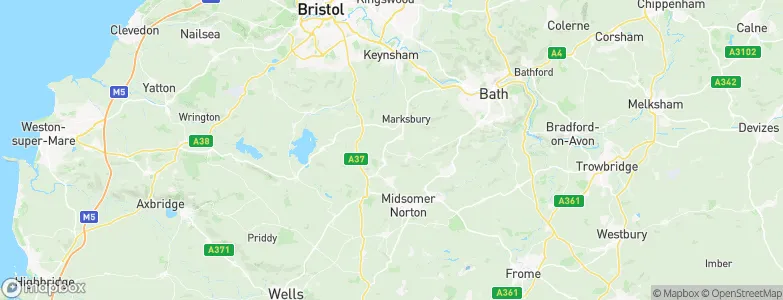 Bath and North East Somerset, United Kingdom Map