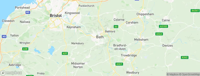 Bath, United Kingdom Map
