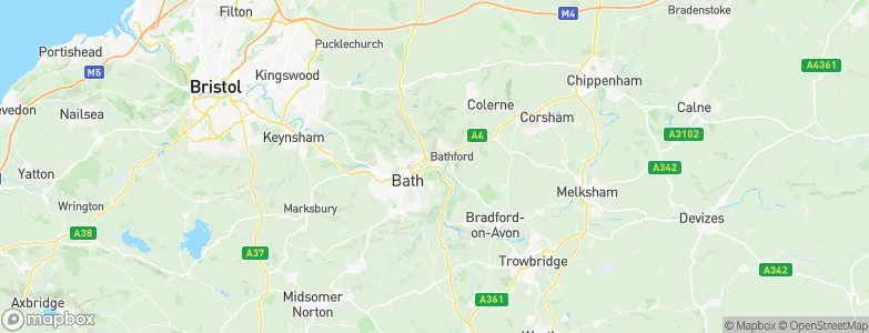 Bathampton, United Kingdom Map