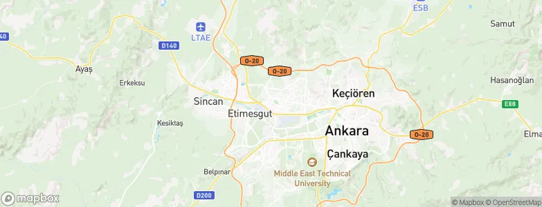 Batı Sitesi, Turkey Map
