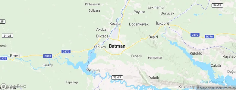 Batman, Turkey Map