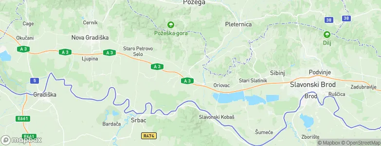 Batrina, Croatia Map