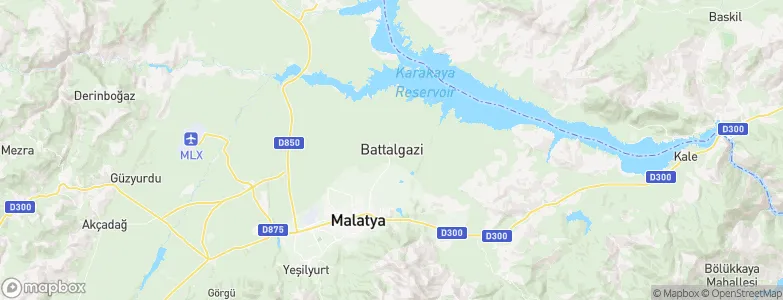 Battalgazi, Turkey Map