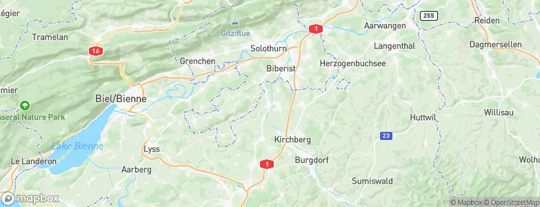 Bätterkinden, Switzerland Map