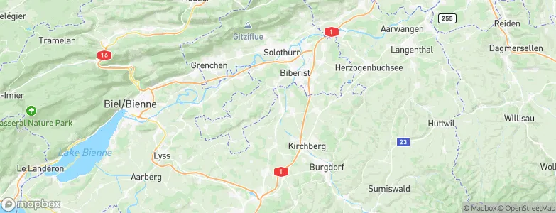 Bätterkinden, Switzerland Map