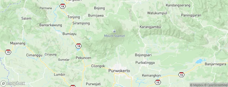 Baturaden, Indonesia Map