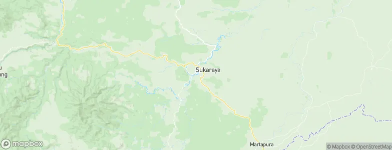 Baturaja, Indonesia Map