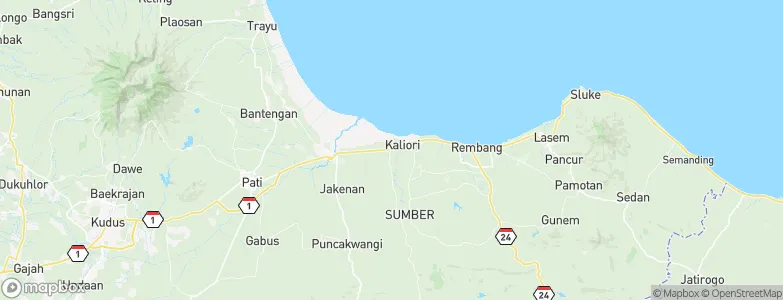 Batursari, Indonesia Map