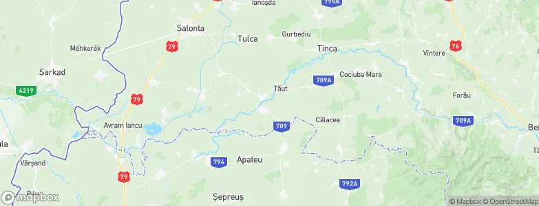 Batăr, Romania Map