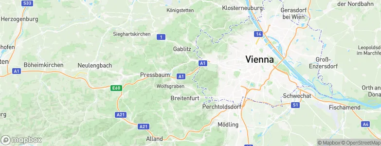 Baunzen, Austria Map
