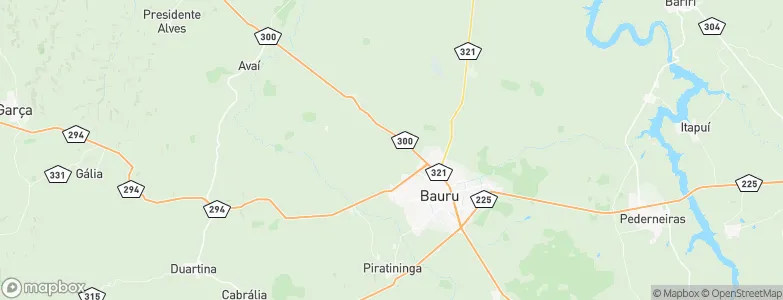 Bauru, Brazil Map