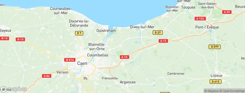 Bavent, France Map
