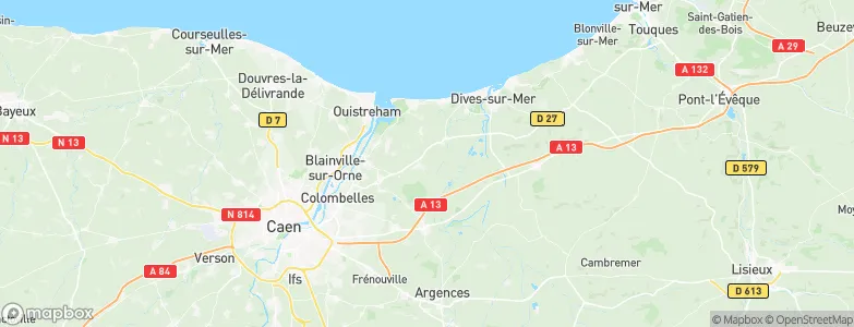 Bavent, France Map