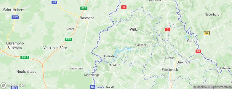 Bavigne, Luxembourg Map