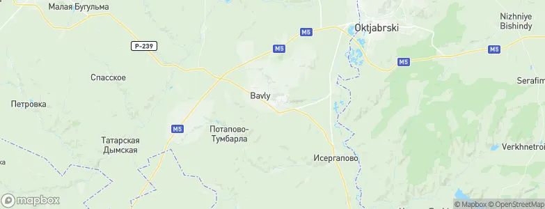 Bavly, Russia Map
