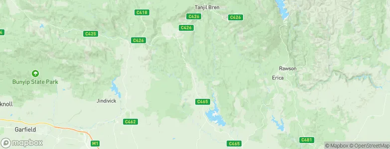 Baw Baw, Australia Map