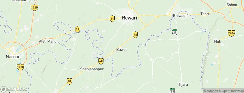 Bāwal, India Map