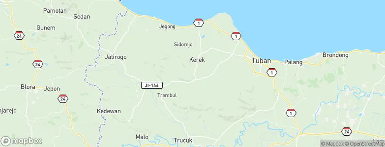 Bawi Kulon, Indonesia Map