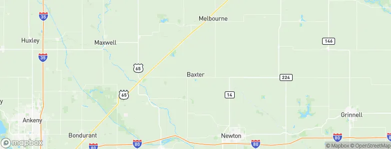 Baxter, United States Map