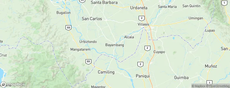 Bayambang, Philippines Map