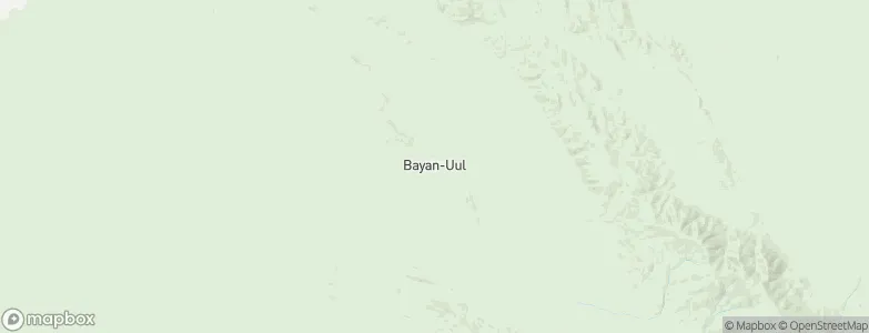 Bayan, Mongolia Map