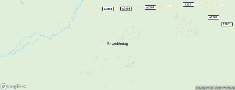 Bayan, Mongolia Map