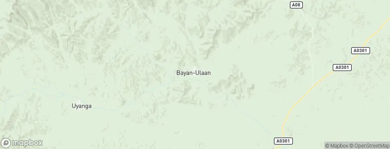 Bayan-Ulaan, Mongolia Map