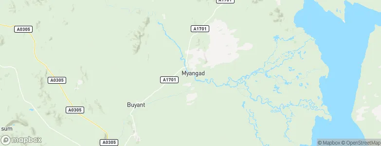 Bayanhushuu, Mongolia Map