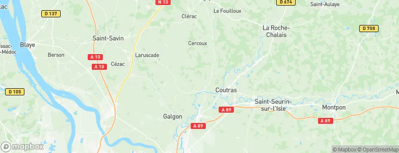 Bayas, France Map