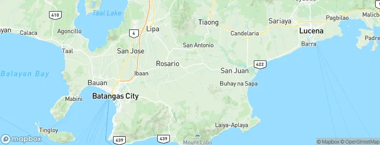 Baybayin, Philippines Map