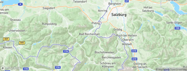 Bayerisch Gmain, Germany Map