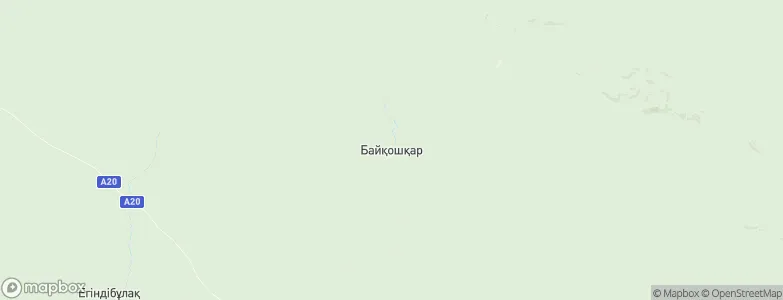 Baykoshkar, Kazakhstan Map