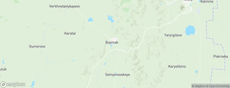 Baymak, Russia Map