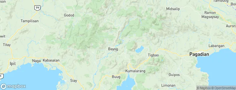 Bayog, Philippines Map