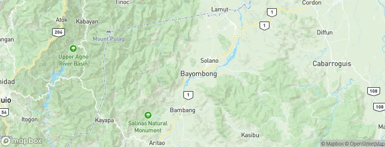 Bayombong, Philippines Map