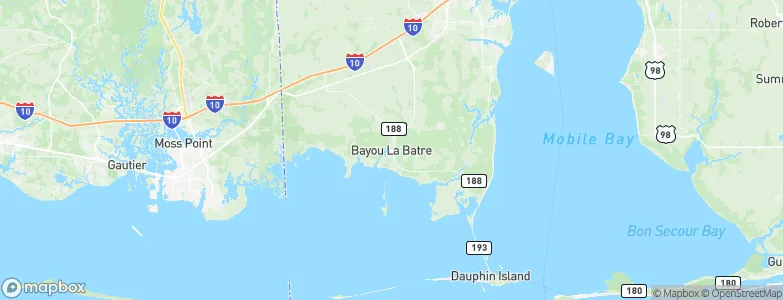 Bayou La Batre, United States Map